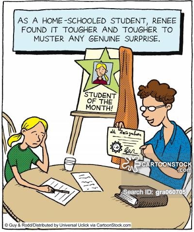 As a home-schooled student, Renee found it tougher and tougher to muster any genuine surprise.